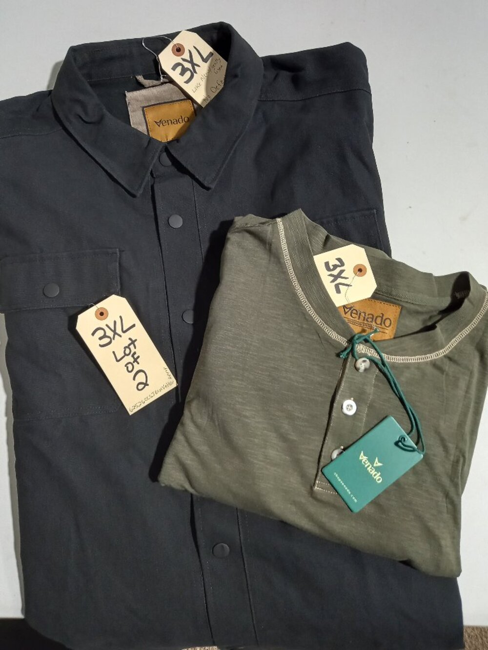 Men's Concealed Carry Flannel Lined Canvas Shirt Jacket + LS Henley | 3XL - Picture 2 of 12
